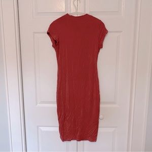 Coral Bodycon Dress